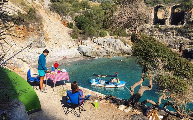 Aytap Antik Kenti Kamp Alani