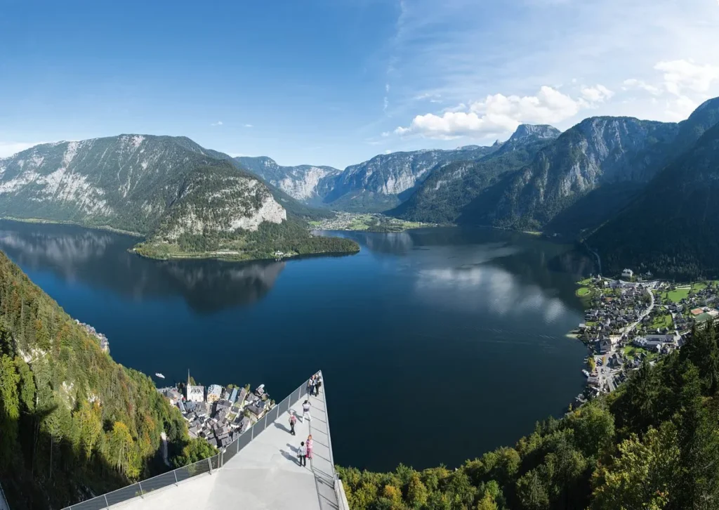 Hallstatt Tuz Madeni Rudolf Kulesi Ve Skywalk Pars