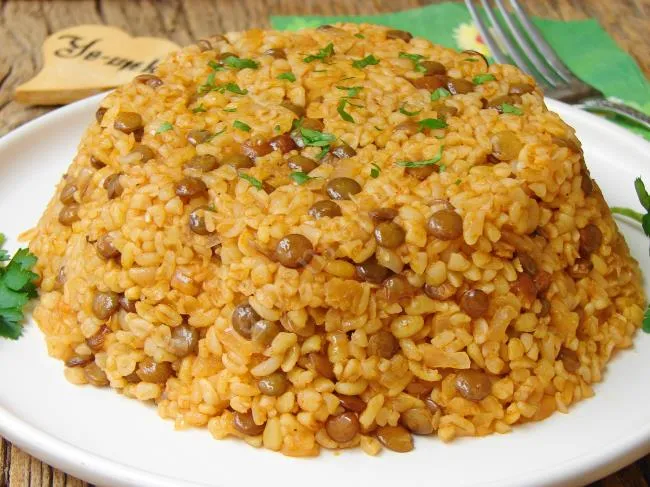 Mercimekli Bulgur Pilavi