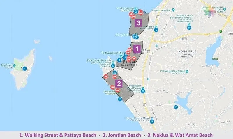 Pattaya’da Nerede Kalınır